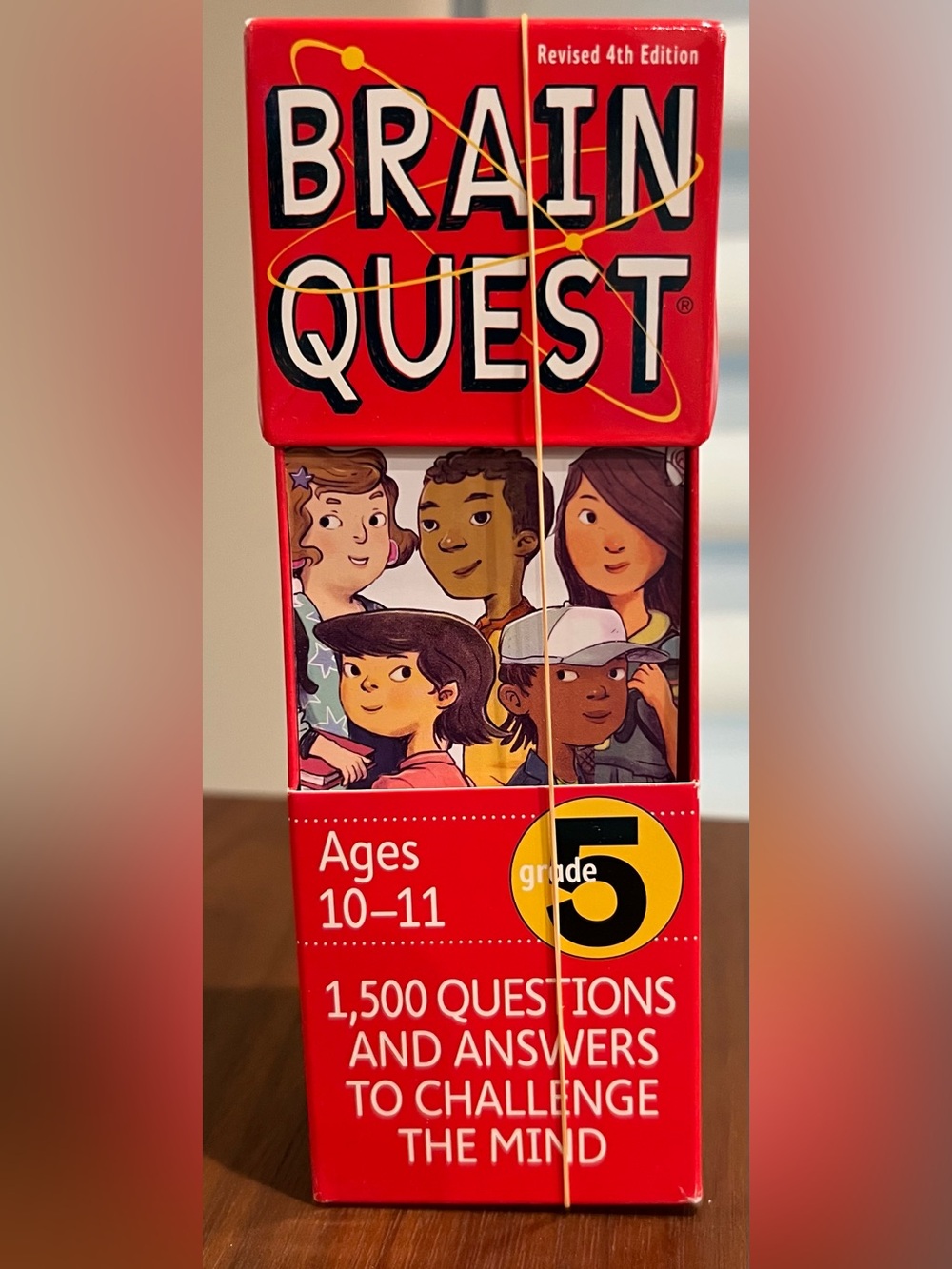 Brain Quest Grade 5 Card Deck - Red